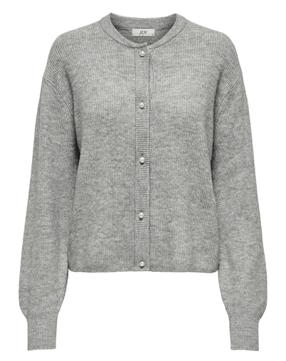 JDY - JDYLumi Life Button Cardigan - Medium Grey Melange